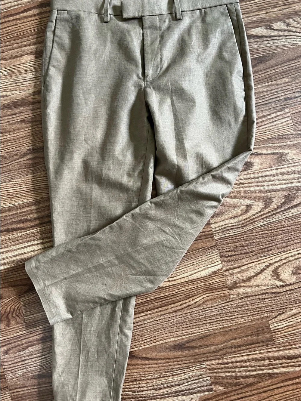 Banana Republic Slim Chinos - Khaki Woven in Italy